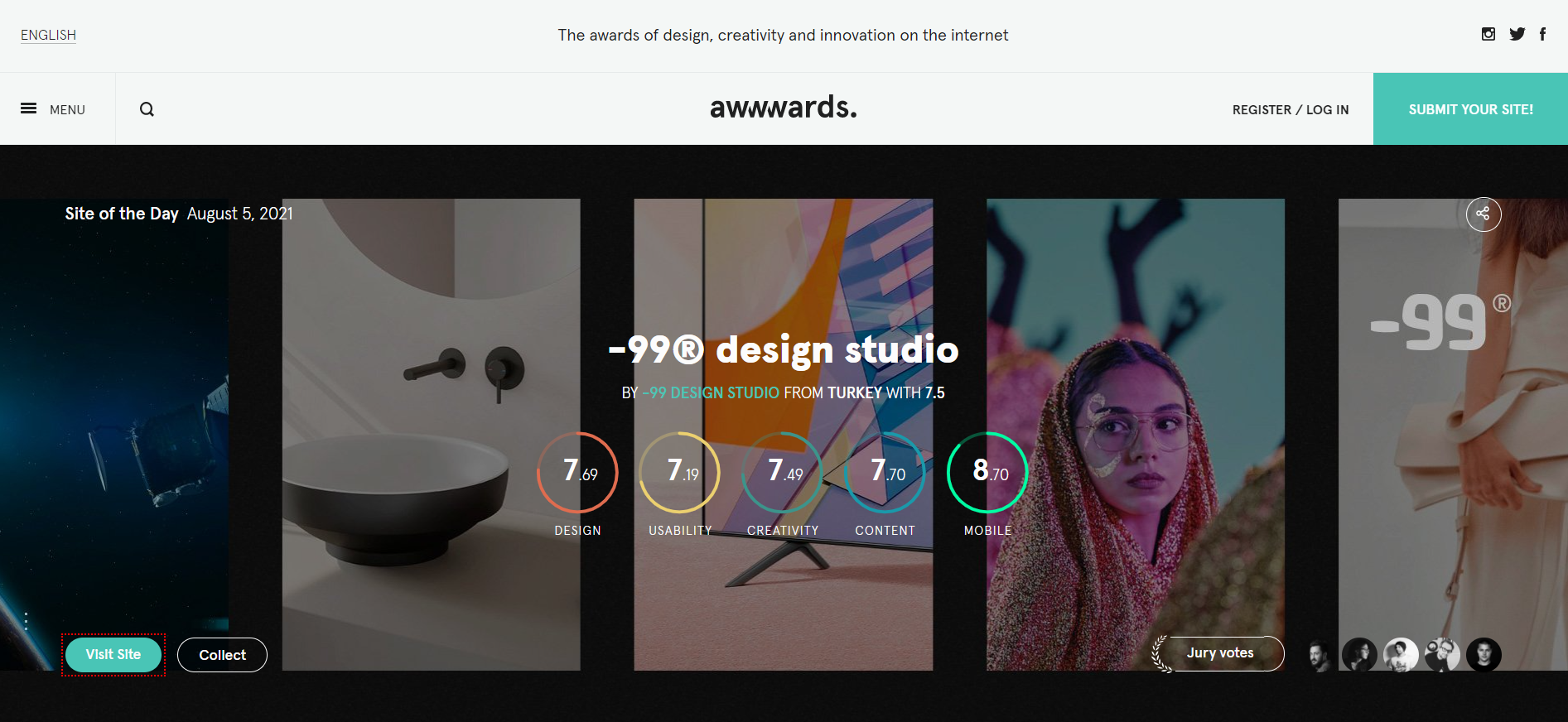 foso hilo Ewell Los mejores sitios para inspirar tu diseño web - Wandae Marketing