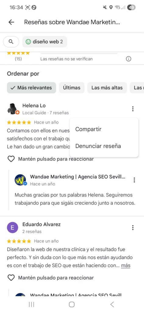 Eliminar reseñas de Google: Guía Rápida y Efectiva 7 denuanciiar resena